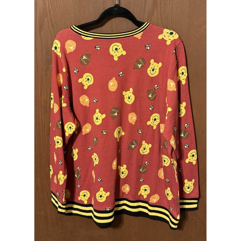 NEW Torrid Winnie the Pooh Cozy Fleece Varsity Pullover Sweatshirt Sz 2 NWT Tb31 - Picture 2 of 8